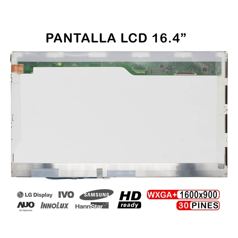 Pantalla Lcd De 16.4" Para Portátil Lq164d1ld4a Sharp Only