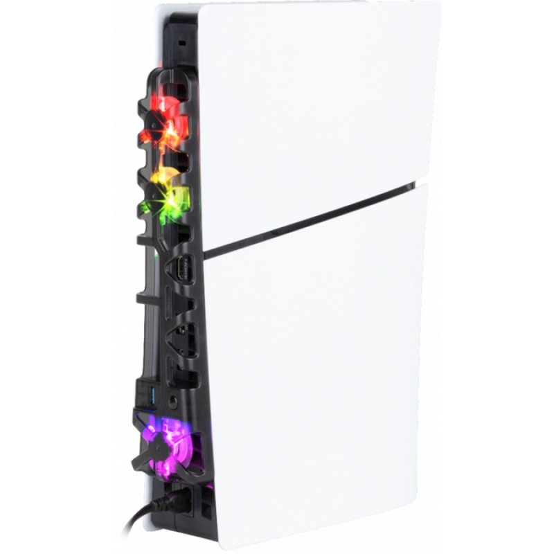 OIVO Supporto PS5 Con Ventola Di Raffreddamento, Caricabatterie Controller PS5 Con Indicatori