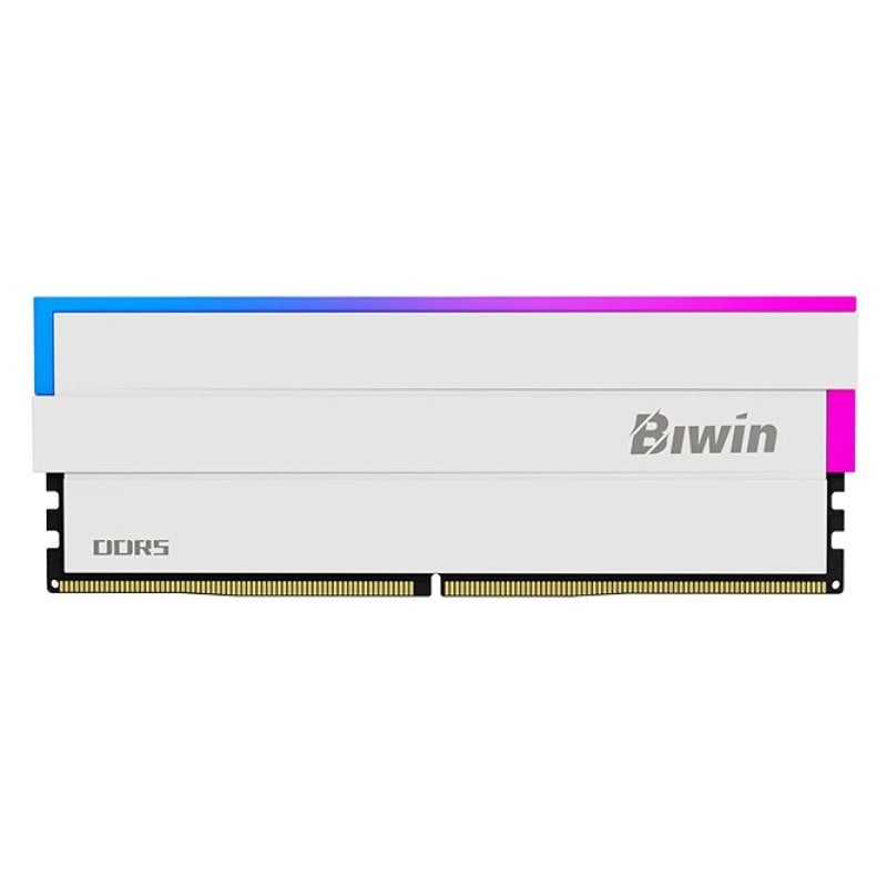 Biwin Black Opal DW100 DDR5 RGB 6000MHz 32GB 2x16GB CL30 Blanca