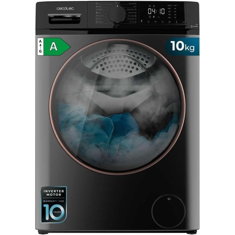 Image of Cecotec Bolero DressCode 10610 Lavatrice inverter carica frontale 10Kg A acciaio inox cod079