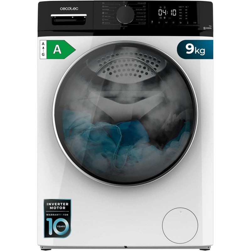 Image of Cecotec Bolero DressCode 9610 Lavatrice inverter a carica frontale 9K A Bianco cod079