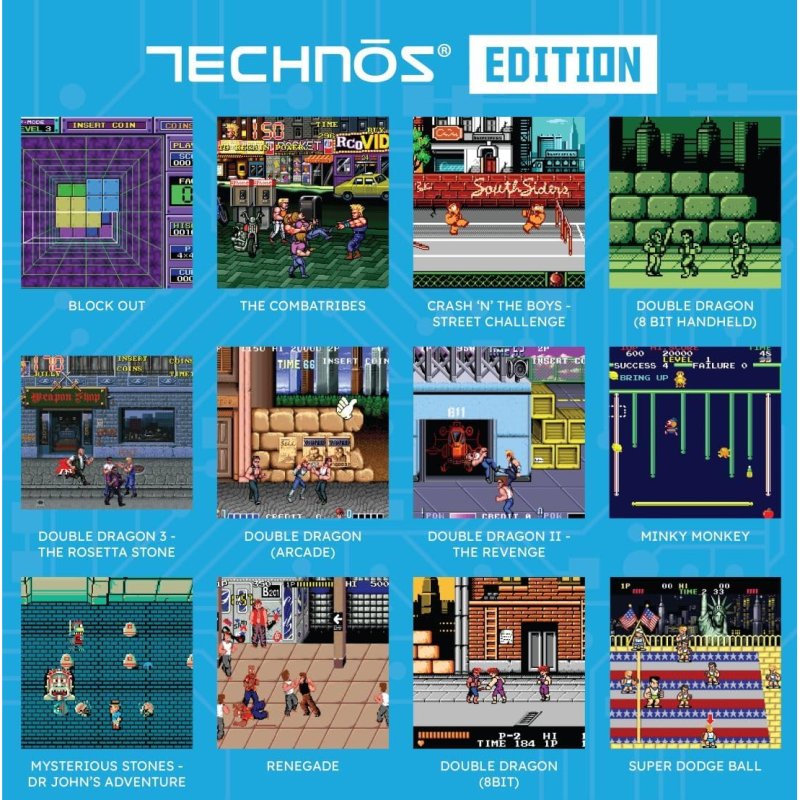 Console portatile retrò Evercade Super Pocket Technos Edition