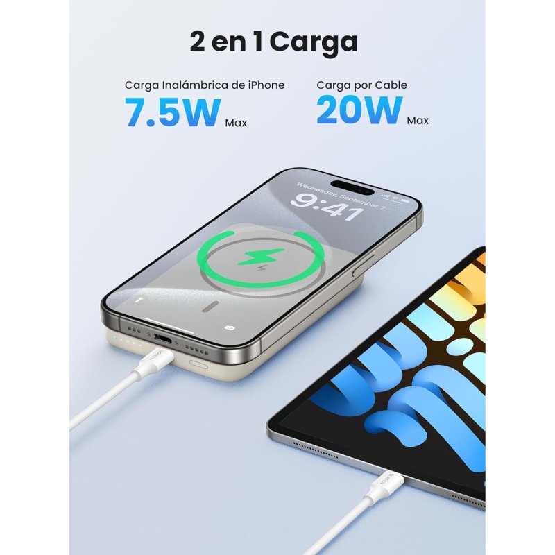 Power Bank RC07 20000 mAh – 22.5W Mai più senza batteria 💥 🔋 Capacità 20000 mAh ⚡ Ricarica veloce 22.5W 🔌 Porta Type-C + doppia USB 📱 Compatibile con tutti i