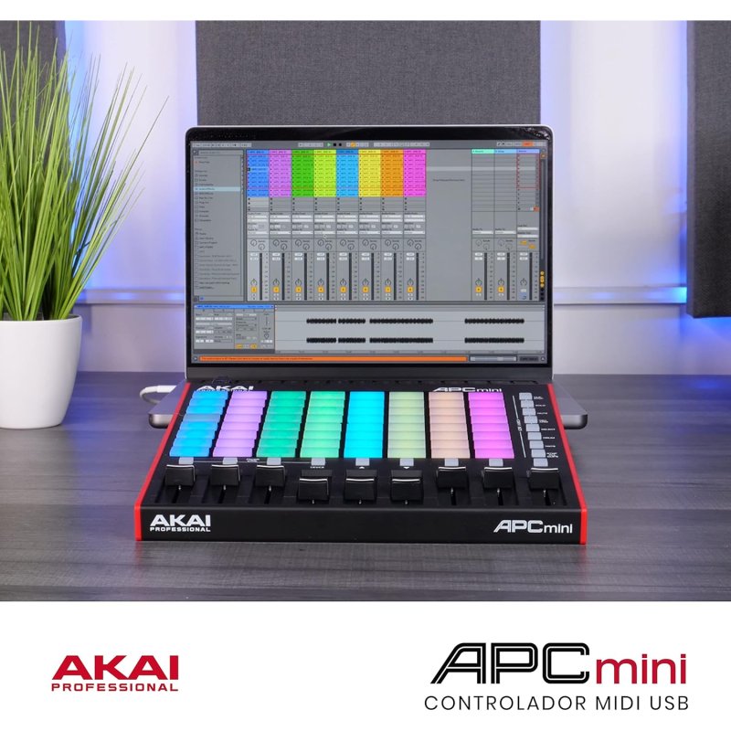 Akai Professional APC Mini MK2 Controlador MIDI USB para Lanzar