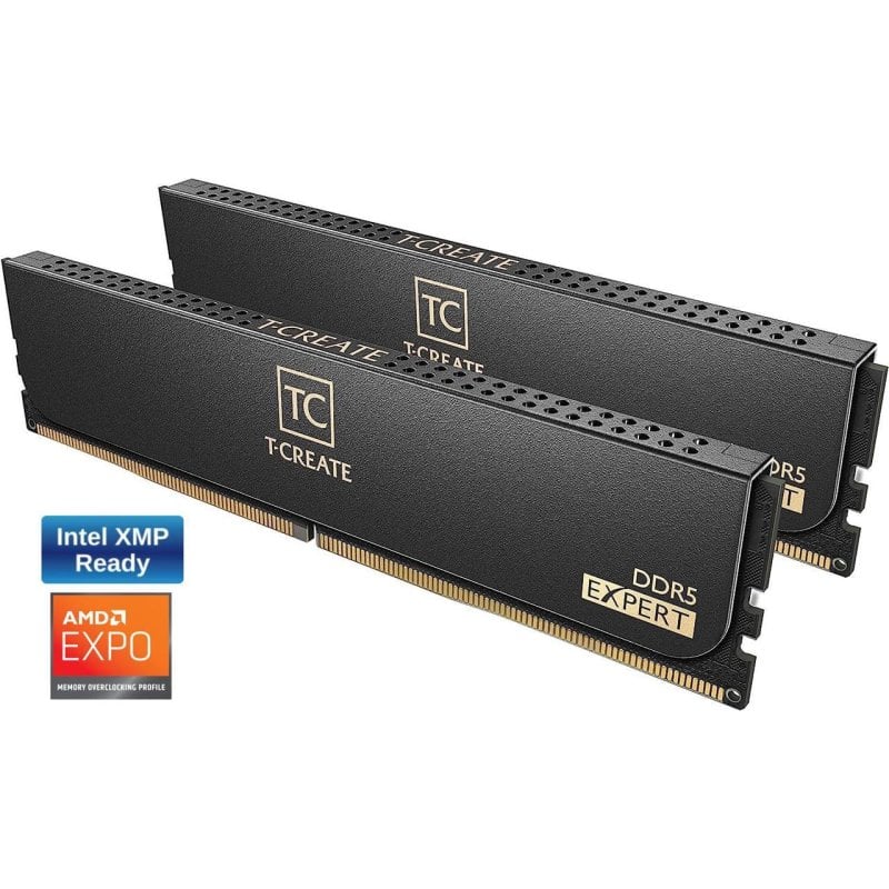 team DDR5 T-Create 6000Mhz 32☓2 64GB Team Group T-Create Expert DDR5 6000MHz 32GB 2x16GB CL30