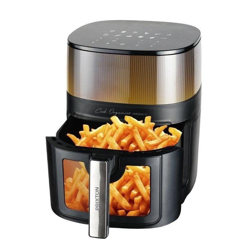 Friteuse sans huile PRIXTON Cook Organics Pro 7 litres Commande tactile 12 Programmes avec Fenêtre