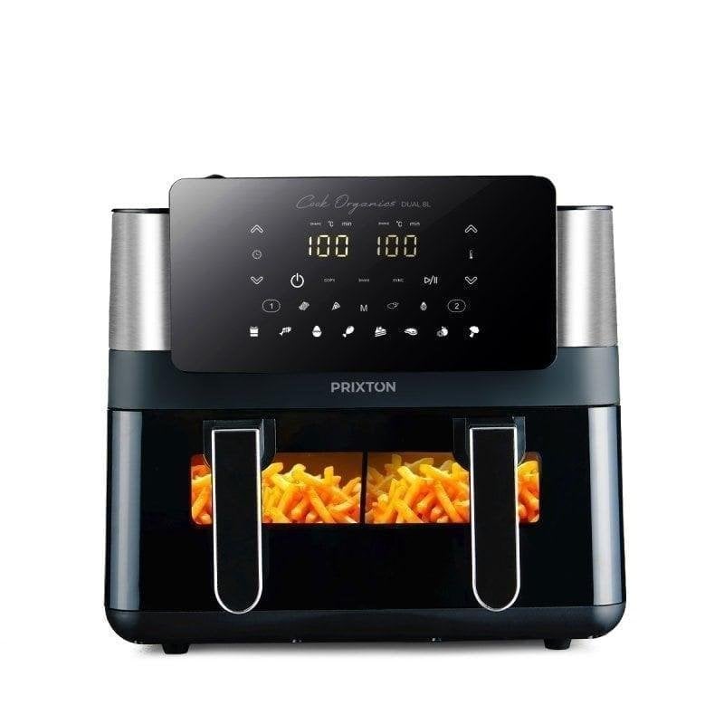 Airfryer Prixton Cook Organics Dual Fenêtre 8 L 2000 W