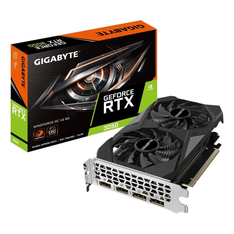 Scheda Grafica GIGABYTE GeForce RTX 3050 WINDFORCE OC V2 6GB GDDR6 Scheda Grafica GIGABYTE GeForce RTX 3050 WINDFORCE OC V2 6GB GDDR6