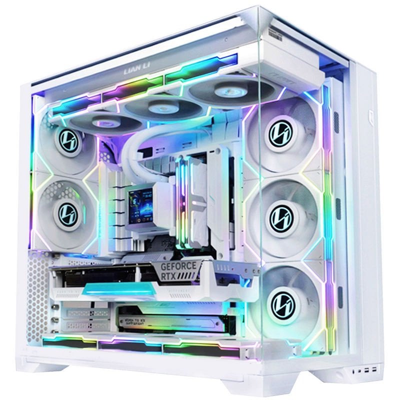 PC Case Lian-Li O11 Vision compatto E-ATX bianco | PcComponentes.it