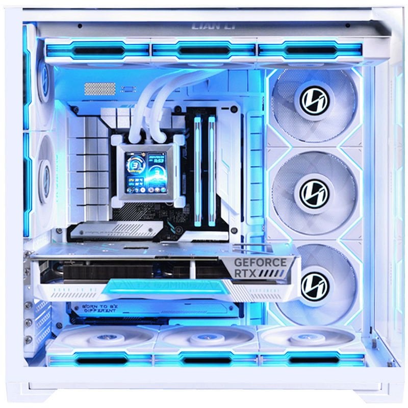 PC Case Lian-Li O11 Vision compatto E-ATX bianco | PcComponentes.it