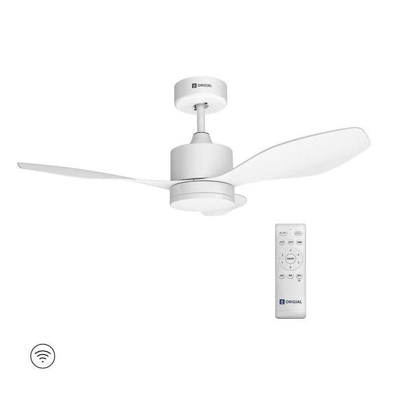 Origial AIRBLISS CEILING 25WW WIFI Ventilador de Techo 106cm Motor DC 25W con Luz y WiFi Blanco