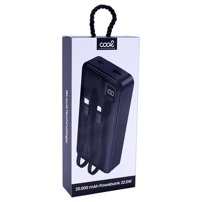 Power Bank Fai Da Te L20 – Scatola Portabatterie Per 20 Celle, Ricarica Rapida 22.5W, Display LCD, Ingressi Micro E Tipo C