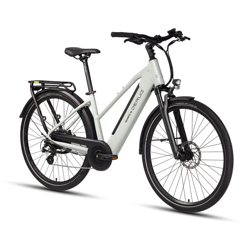 Vélo Électrique Deruiz Quartz M Cityrad 2025 28" 483wh Portée maximale de 121km Gris