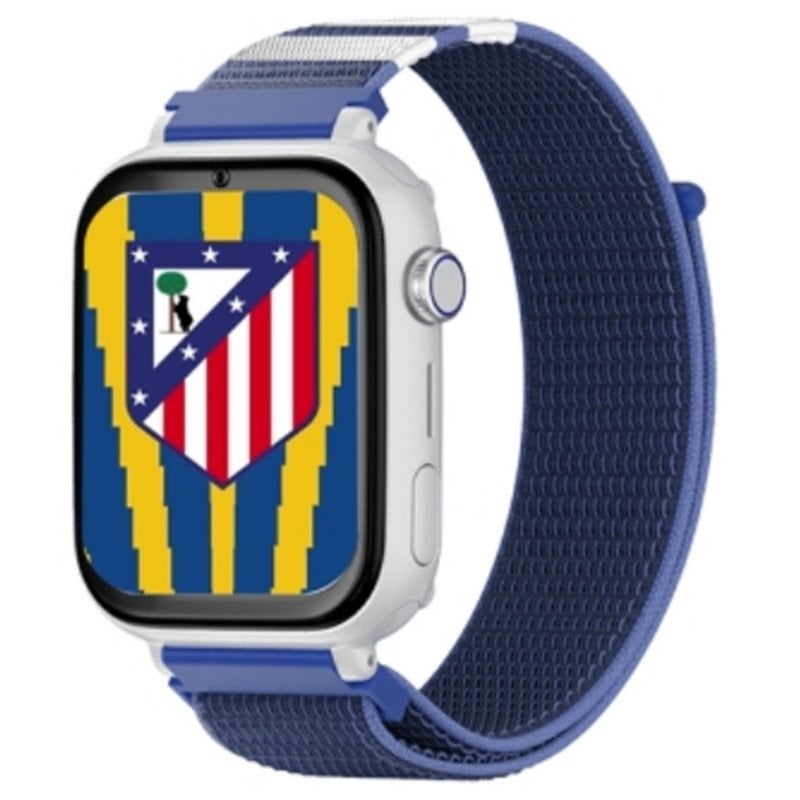 Image of Smartwatch SaveFamily Plus Ed. Atlético de Madrid Bianco Blu Cinturino in tessuto Non include SIM