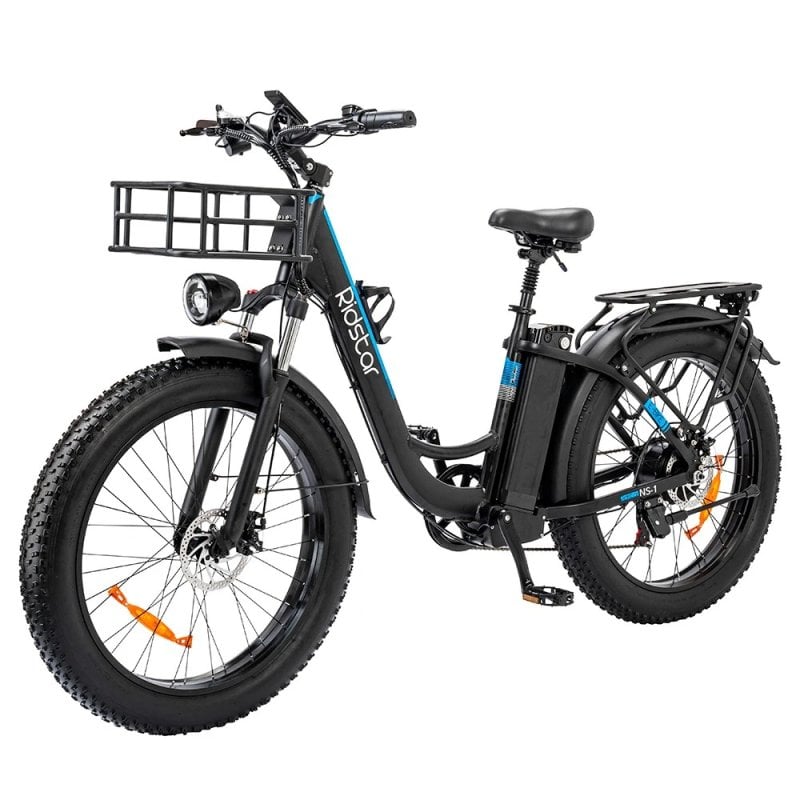 Image of Bici elettrica Ridstar Mn26, motore 1500w, batteria 48v20ah, pneumatici 26x4 pollici