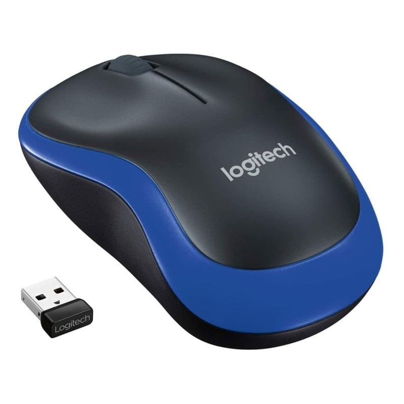 Image of Mouse wireless Logitech M185 Nero/blu