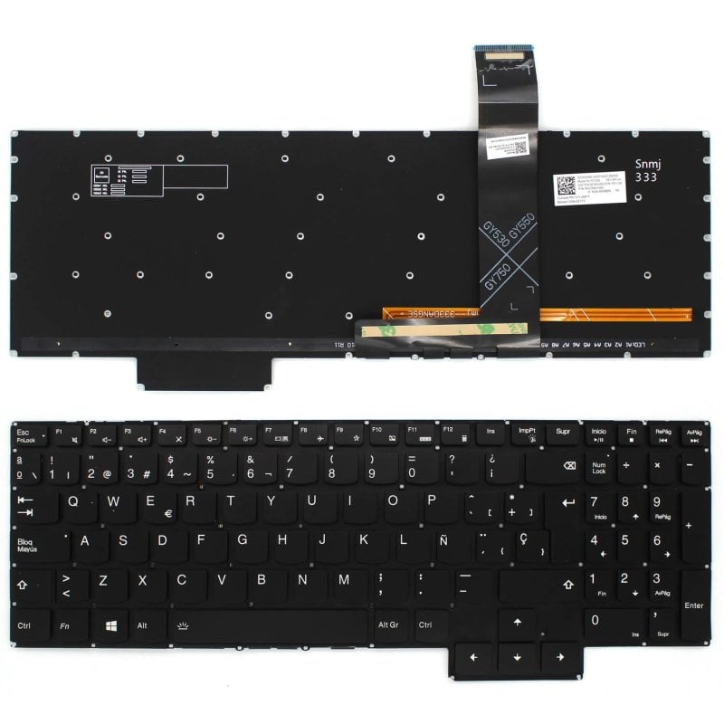 Image of Tastiera retroilluminata Lenovo Legion 5 15arh05h 2020 per laptop