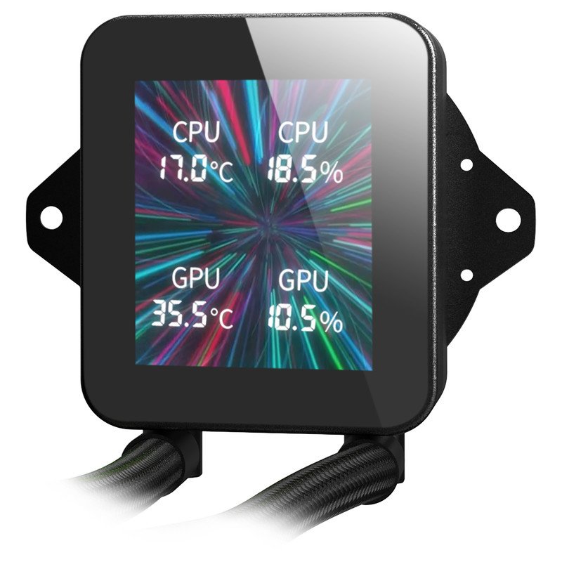 Mars Gaming ML-VISION360 Flüssigkeitskühlung AiO TDP 600W ARGB