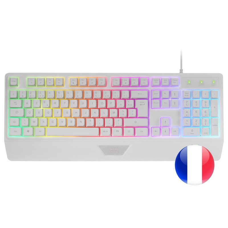 Combo Gaming Mars Gaming MCP124PRO – Clavier H-Mech RGB, Souris 3200DPI, Casque FRGB - vue 2