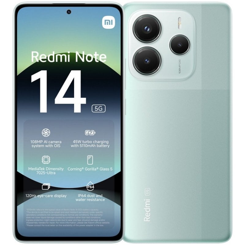 Image of rossomi Note 14 5G 8/256GB - Verde corallo