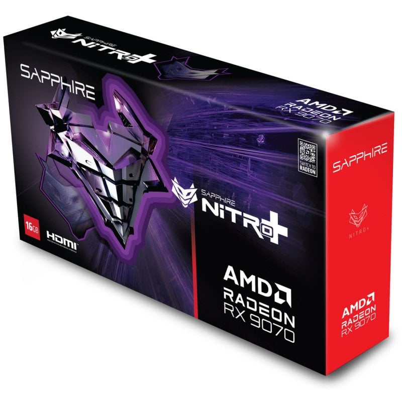 Scheda grafica SAPPHIRE NITRO AMD RADEON™ RX 9070 GAMING OC