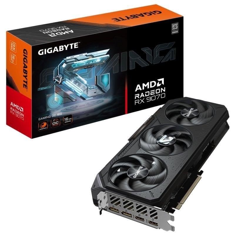 Carte Graphique GIGABYTE Radeon RX 9070 GAMING OC – 16 Go GDDR6, PCI-E 5.0 - vue 8