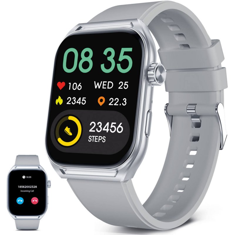 Image of Ksix Urban Move Smartwatch Amoled 2.06" Vivavoce IP67 Bianco