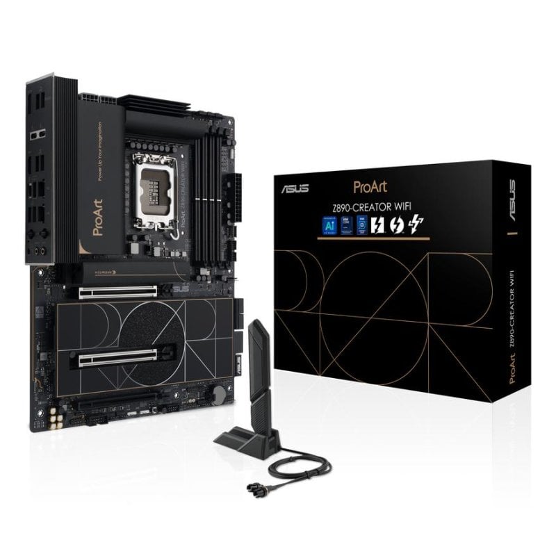 Carte mère ASUS PROART Z890-CREATOR WIFI Intel Z890 LGA1851 DDR5 ATX WiFi 7 Thunderbolt 5