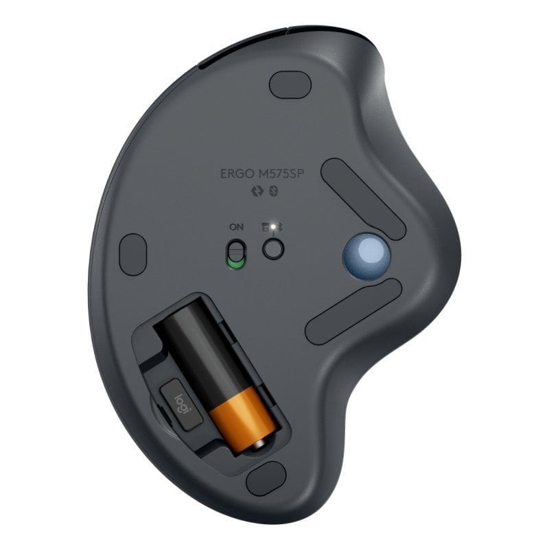 modèle 3D de Souris trackball sans fil Logitech Ergo M575 blanche