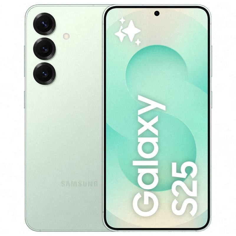 Image of Samsung Galaxy S25 15,8 cm (6.2") Doppia SIM Android 15 5G USB tipo-C 4000 mAh Colore menta (SM-S931BLGHEUE) cod079