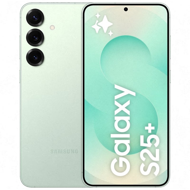 Image of Samsung Galaxy S25+ 17 cm display 6.7 pollici Doppia SIM Android 15 5G USB tipo-C 4900 mAh Colore menta (SM-S936BLGDEUE) cod079