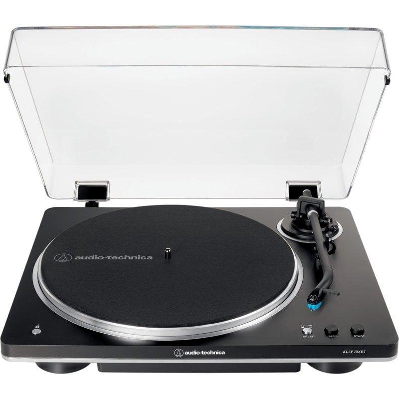 Tocadiscos Audio-Technica AT-LP70XBT Bluetooth Tracción Correa Vinyle Automatique Noir Argent