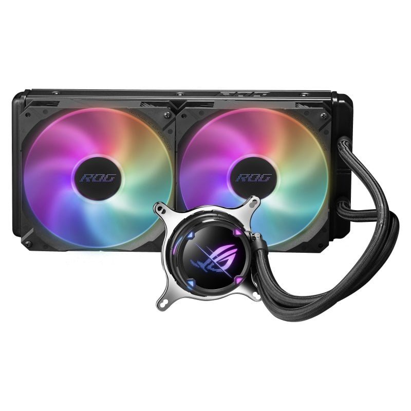 Image of ASUS ROG STRIX LC II 280 ARGB Processore Sistema di raffrossodamento a liquido All-in-One 14cm Nero 1 pz