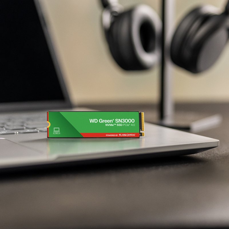 Disco Duro WD Green SN3000 2TB Disco SSD 5000MB/s NVMe PCIe 4.0 M