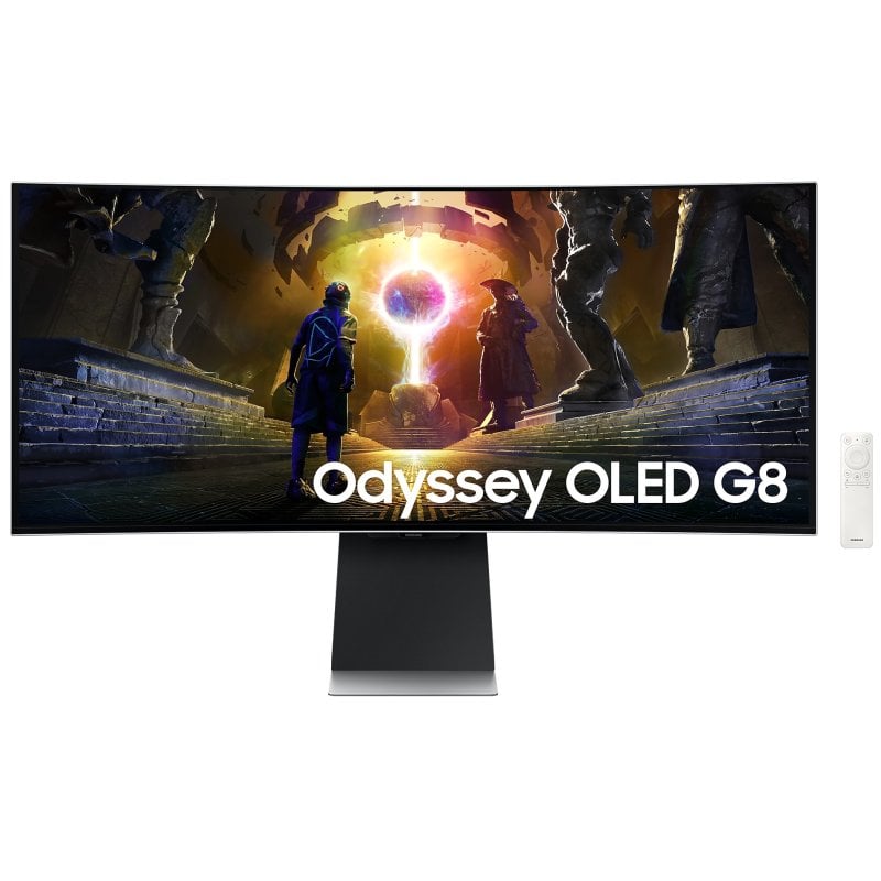 Image of Samsung Odyssey OLED G8 G85SD 34" OLED UltraWide QHD 175Hz Altoparlanti curvi FreeSync Premium Pro