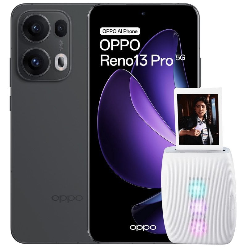 Image of Smartphone OPPO Reno13 Pro 5G con AI 12 GB/512 GB 6,83" 120 Hz AMOLED 50 MP IP69 5.800 mAh 80 W Grigio