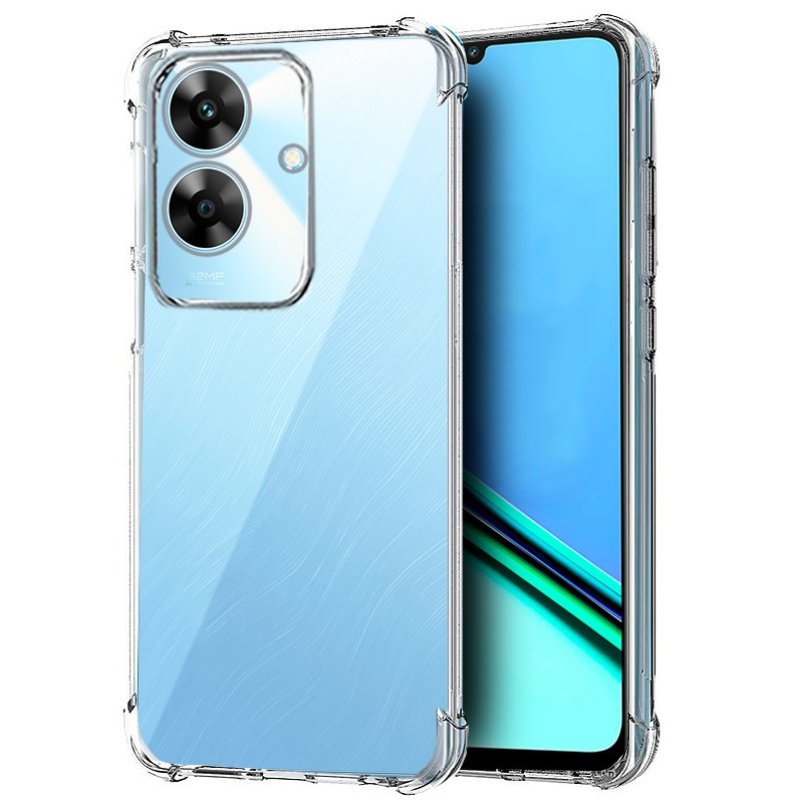 Image of Custodia antiurto trasparente per smartphone Realme Note 60