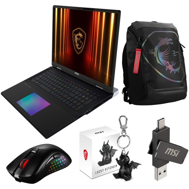 MSI Titan 18 HX AI A2XWIG-248ES Intel Core Ultra 9 285HX/96GB/2TB SSD/RTX 5080/18