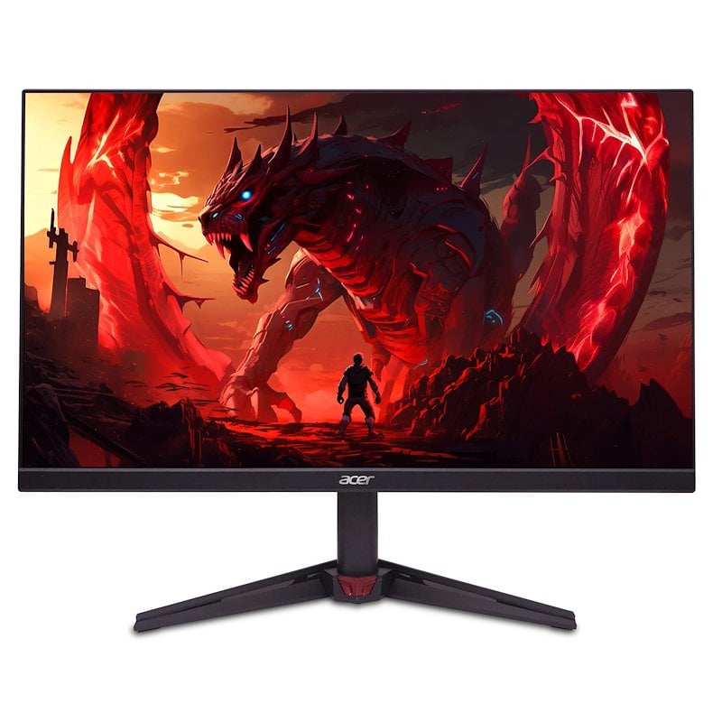 En savoir plus sur l'étiquette de performance énergétique ou l'information sur le produitGrâce à l' Acer Nitro VG270X émerveillez-vous devant les vues de l'écran et son design ZeroFrame sur un pied à trois pieds aux lignes marquées. FreeSync ultra-rapide Découvrez les merveilles du jeu fluide avec AMD FreeSync™ Premium sur un superbe écran IPS avec des taux de rafraîchissement jusqu'à 60 Hz Ferme Le support à trois pieds permet d'économiser de l'espace sur le bureau sans sacrifier le style. Spécifications de l'Acer NITRO VG270X1BMIIPX Exposition Diagonale de l'écran 68 6 cm (27 ) Résolution de l'écran 1920 x 1080 pixels Type HD Full HD Format d'image natif 16 9 Technologie d'affichage LCD Type d'écran IPS Rétroéclairage LED Oui Écran tactile Non Luminosité de l'écran (typique) 250 cd m² Temps de réponse 0 5 ms Temps de réponse (MPRT) 1 ms Forme de l'écran Plat Rapport de contraste (typique) 1000 1 Rapport de contraste (dynamique) 100000000 1 Angle de vision horizontal 178° Angle ...