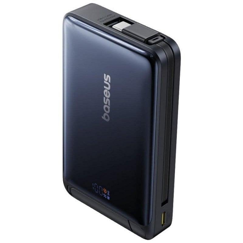 Power Bank Baseus Nomos 10000 mAh 45 W Carga inalámbrica Azul oscuro