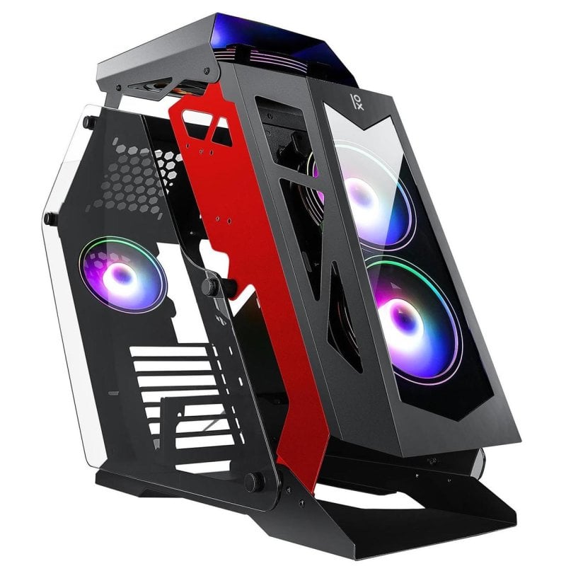 Image of Primux IOX PT-GB950 RGB Open ATX Tower Vetro temperato USB 3.0 Nero