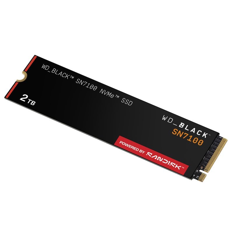 Disco Rígido WD BLACK SN7100 2TB SSD NVMe PCIe 4.0 M.2 Gen4 TLC 3D