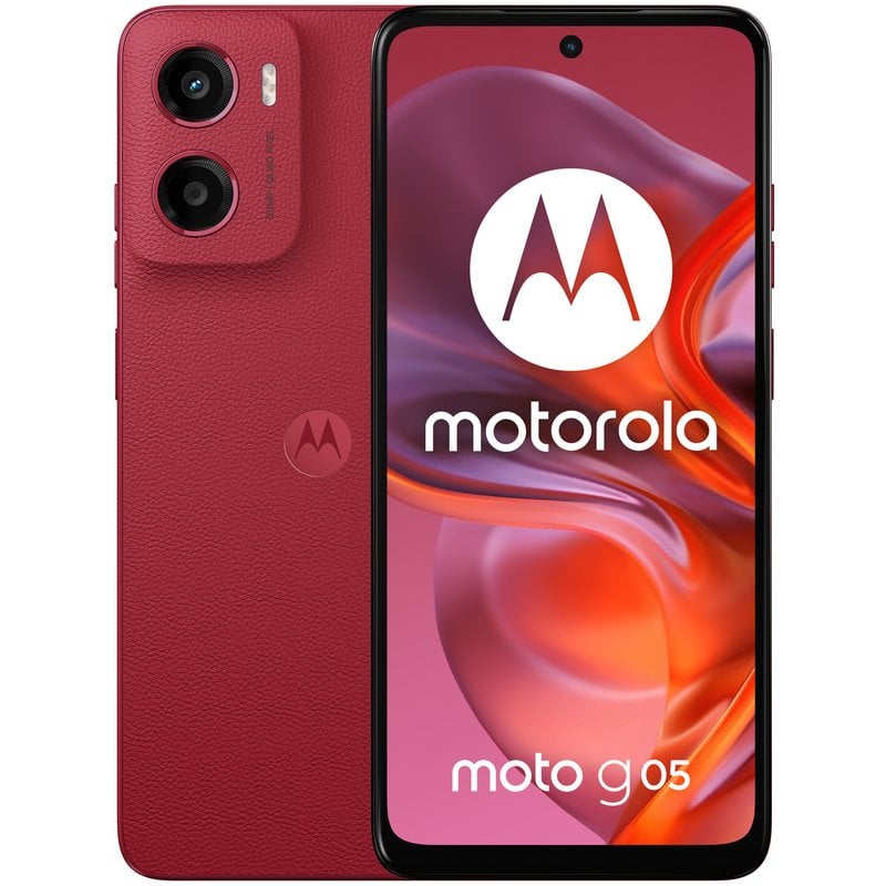Image of Motorola Moto G05 6.67" 4/64GB 5200mAh 50MP Android 15 Rosso Sbloccato cod079