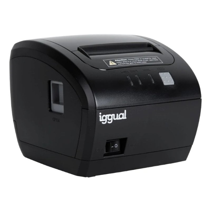 iggual TP EASY 80 Impressora Térmica de Talões USB+RJ11 WiFi Noire