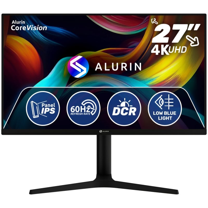 Monitor Alurin CoreVision IPS 4K 60Hz Freesync da 27"