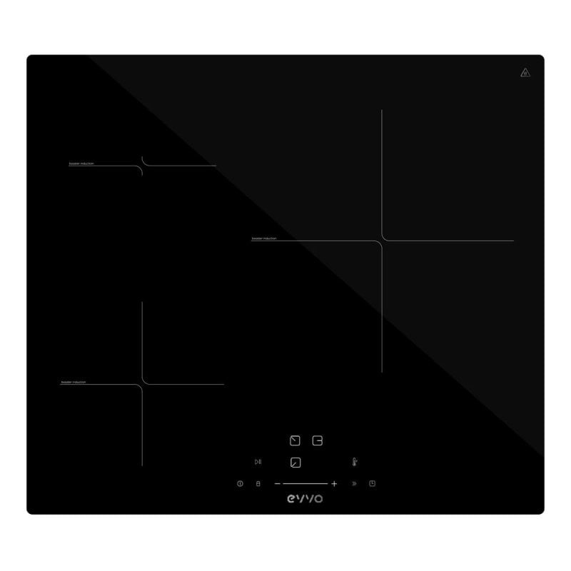 Evvo V61 Placa de Inducción 3 Zonas 7700W 59 cm Negra