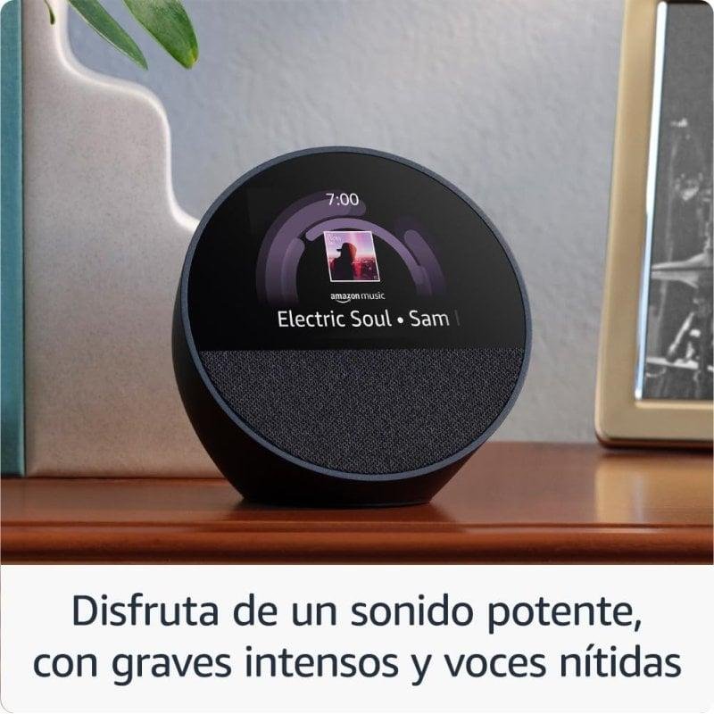 Amazon Echo Spot 2024 Despertador Inteligente con Sonido de