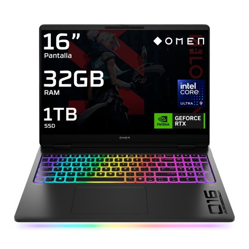 HP OMEN MAX Gaming-Laptop 16-ah0000ns Intel Core Ultra 9 275HX/32GB/1TB SSD/RTX 5080/16"