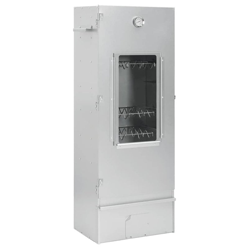 Vidaxl Forno Defumador Aparas de Madeira Aço Inoxidável Galvanizado