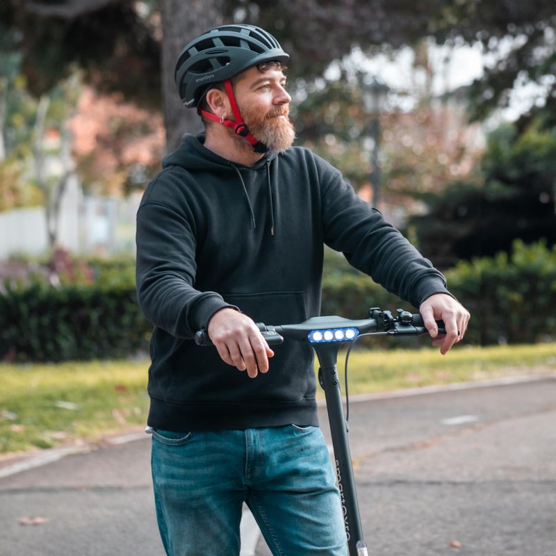 Smartgyro Smart Helm Urban Helm mit Licht fr E-Bike Scooter Multi Size  verstellbar M/L Schwarz | PcComponentes.de